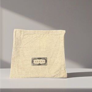 Gucci Dust Bag 9.5 X 9.5 Inch Storage Bag Brown Tan (K6)